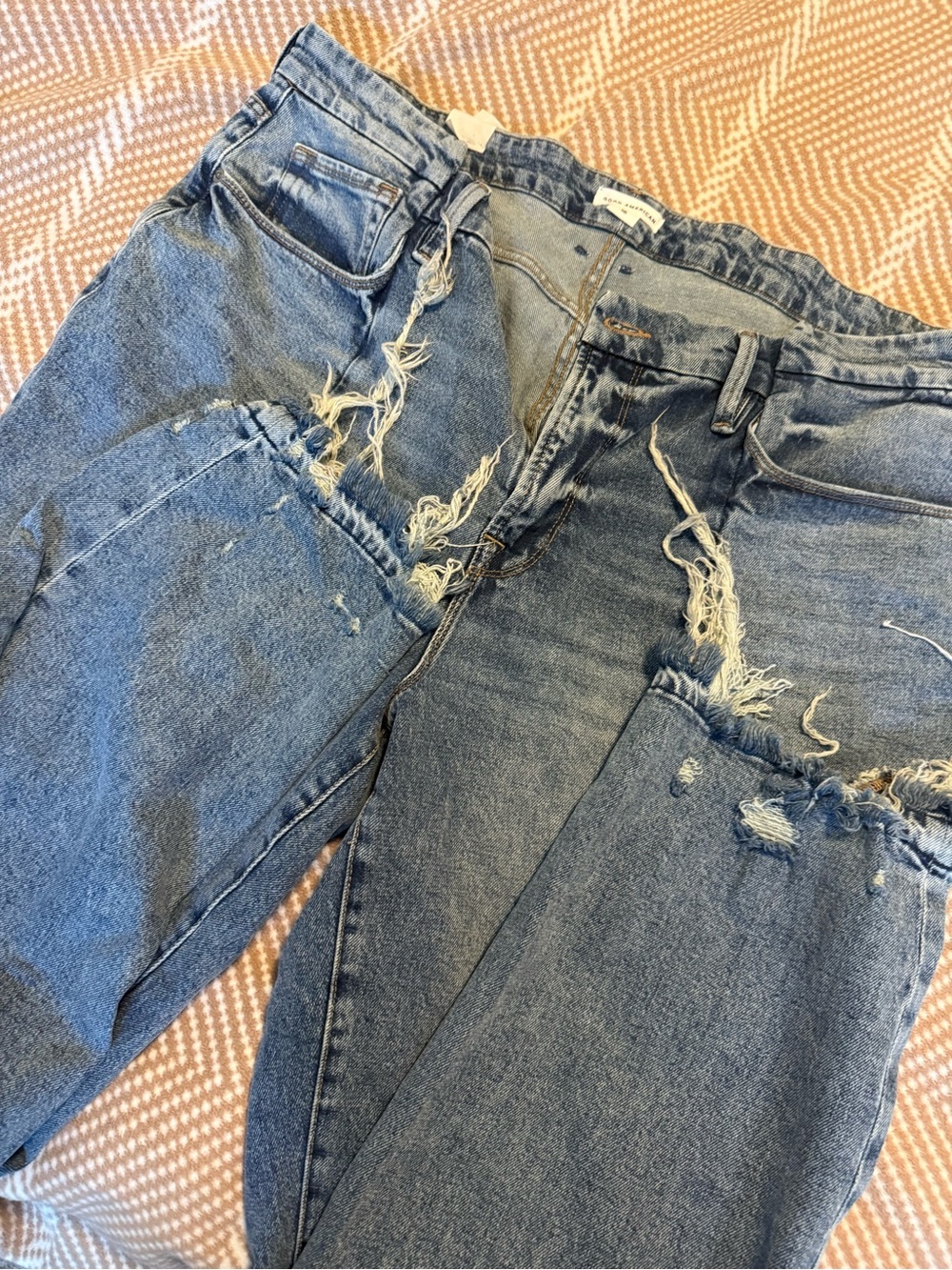 Good American Good Boy Straight Jeans